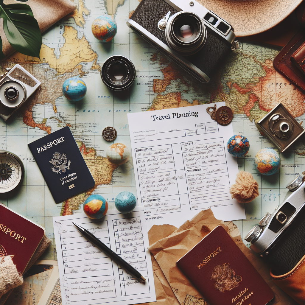 旅行計画の自動行程生成